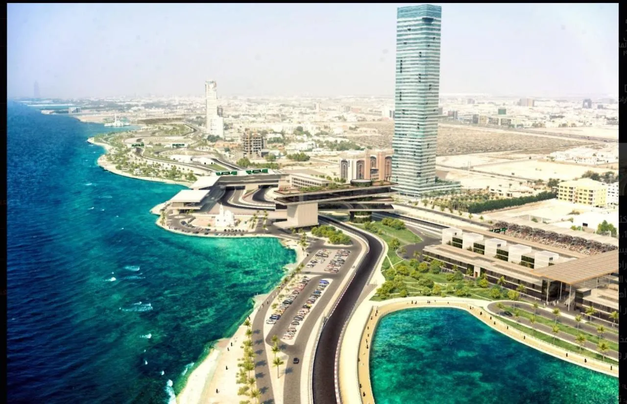 شقة بإطلالة بحرية برج المسارات ,وفورمولا 1 0*, Jeddah Saudi Arabia
