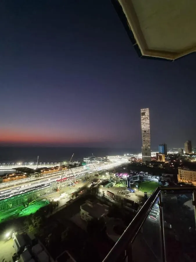 Apartamento شقة بإطلالة بحرية برج المسارات ,وفورمولا 1