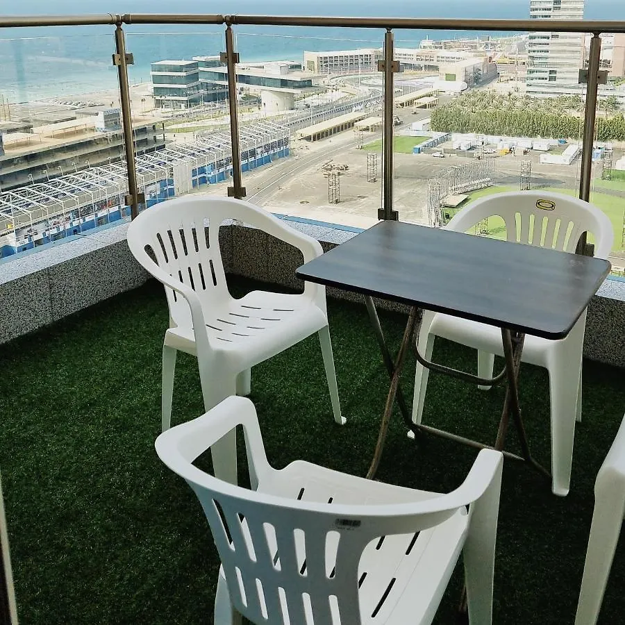 Apartamento شقة بإطلالة بحرية برج المسارات ,وفورمولا 1